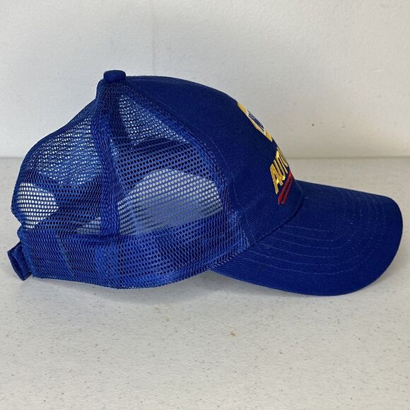 New‎ Napa Hat Mesh backstrap Stitched Logo Blue Gold Red AutoParts - Picture 2 of 7